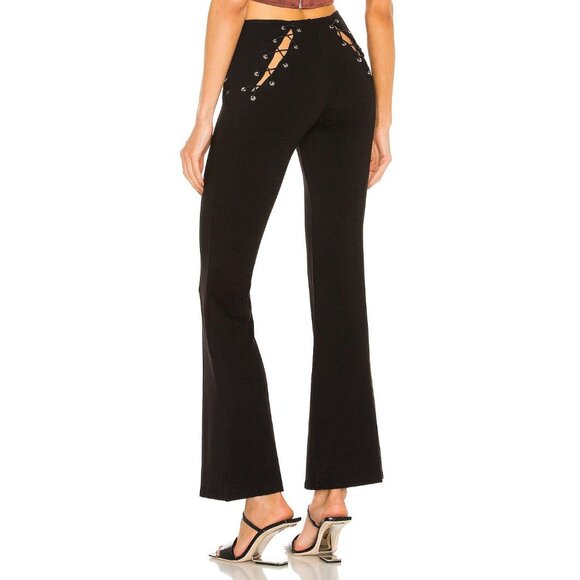 Miaou Ryder Pant in Black - Picture 3 of 6